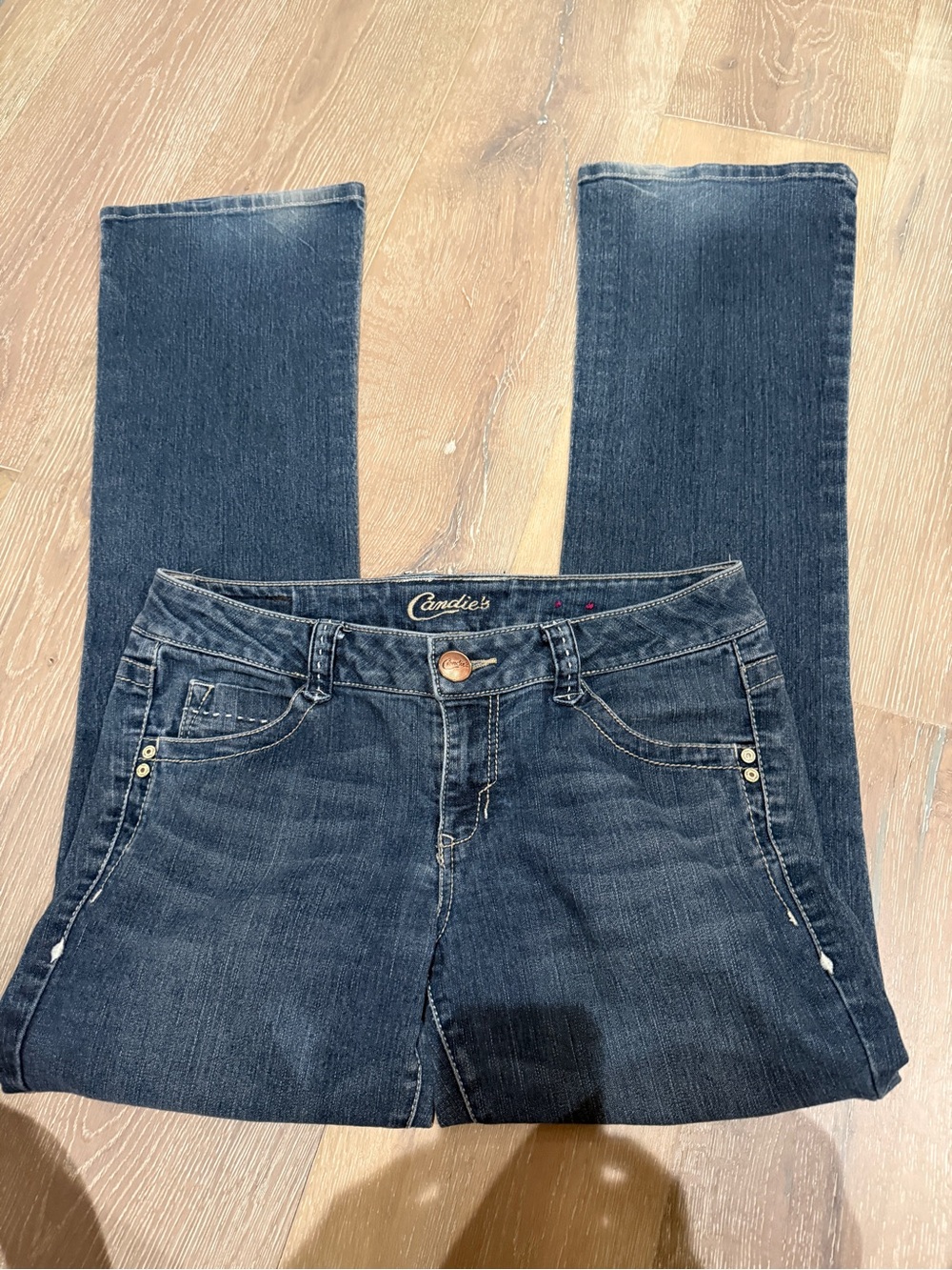Candies girls jeans Vintage Y2K denim jeans by Candies junior size 9 flare - Picture 4 of 9